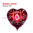 Globo Metalizado Amor Michi 18"