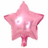GLOBO ESTRELLA METALIZADO ROSADO 18" O 45 CMS.