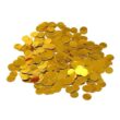 CONFETTI METALICO REDONDO 1.5 CMS DORADO - BOLSA X 20 GRS.