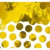 CONFETTI METALICO REDONDO 1.5 CMS DORADO - BOLSA X 20 GRS.