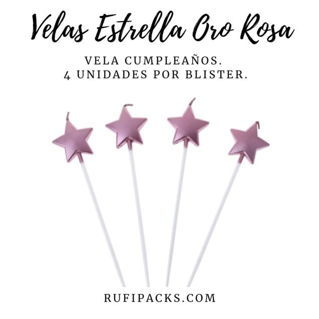 Vela Feliz Cumpleaños - Oro Rosa – The Confetti Party
