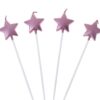 VELA ESTRELLA ORO ROSA CROMADO X4U
