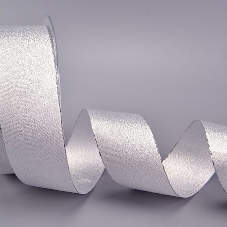 cinta plateada lurex