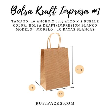 BOLSA KRAFT 1C - 2