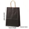 Bolsa Negro Kraft para Regalo 16x21.5x8cms.
