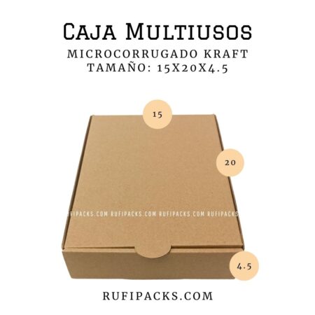 CAJA MULTIUSOS 15 X 20 X 4.5 cms.