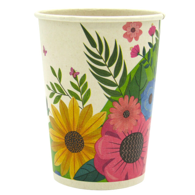 VASO 12 OZ BIOFORM GARDEN CARTON BAGAZO CAÑA PAQ. 25 U.