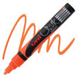 MARCADOR TIZA LIQUIDA UNI CHALK 5MM PUNTA REDONDA NARANJA NEON