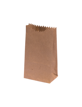 BOLSA KRAFT CON FUELLE #1/4 12.8X7.3X4.4 CMS.