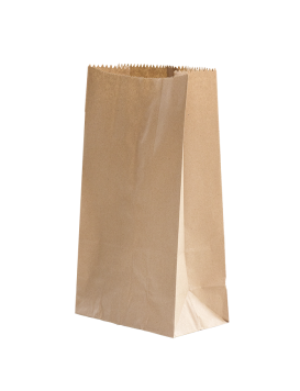 BOLSA KRAFT CON FUELLE #3 21.5X12.2X6.5 CMS.