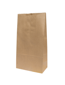 BOLSA KRAFT CON FUELLE #6 28X15X8 CMS.