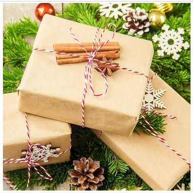 CUERDA DE ALGODON ROJO Y BLANCO 1MM X 100G.