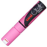MARCADOR TIZA LIQUIDA UNI CHALK 8MM PUNTA ROSADO NEON