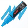 MARCADOR UNI CHALK 8MM PUNTA GRUESA AZUL CLARO