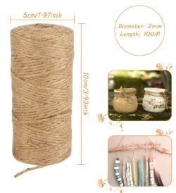 CUERDA DE YUTE 2MM X 100 GRS.