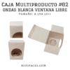 CAJA MULTIPRODUCTO #02 ONDAS BLANCA VENTANA LIBRE