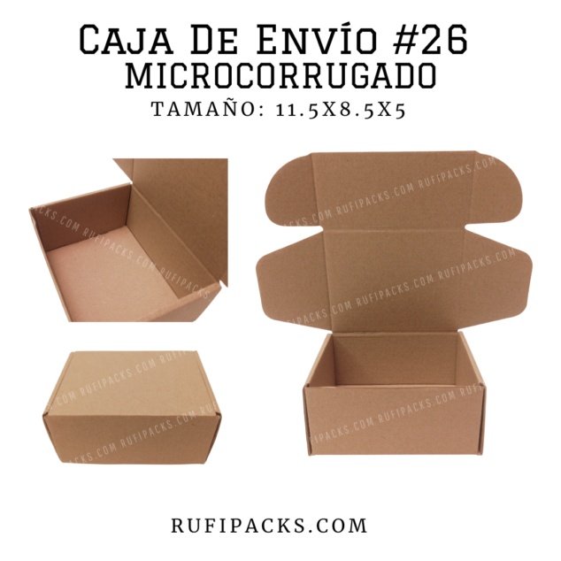 CAJA DE ENVÍO #26 11.5X8.5X5