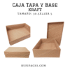 CAJA TAPA Y BASE 30.5X22X8.5 KRAFT