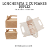 LONCHERITA 2 CUPCAKES DUPLEX