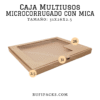 CAJA MULTIUSOS MICROCORRUGADO CON MICA 31X26X2.5