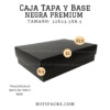 CAJA 32X23.5X8.5 TAPA Y BASE NEGRA PREMIUM