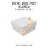 MINI BOX #07 9X9X5 TAPA Y BASE BLANCO