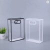 BOLSA TRANSPARENTE BORDE BLANCO 22X30X11 CMS