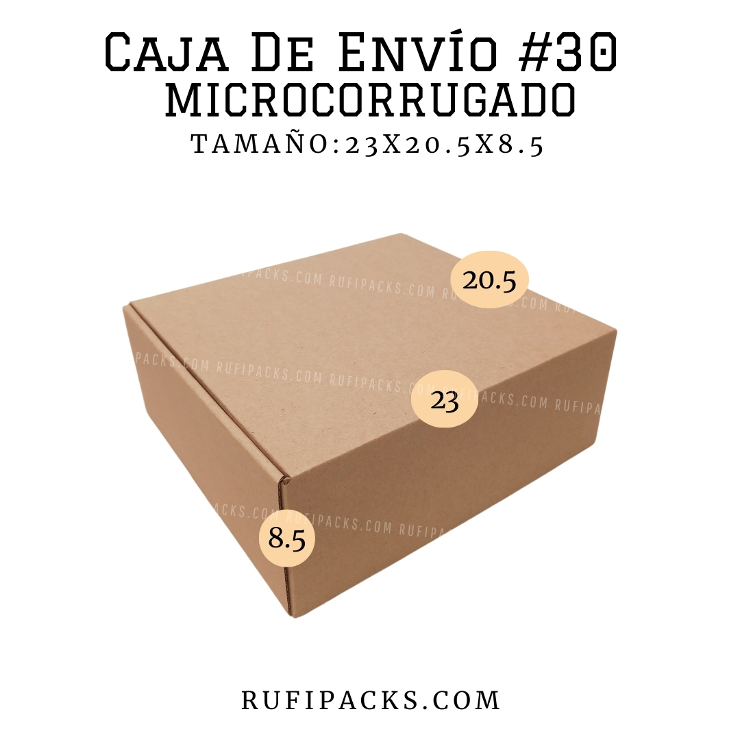 10 X 10 X 6" Cajas Livianas De Cartón 32 ECT - 25 X 25 X 15 Cm S-19857