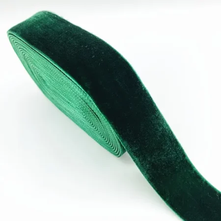 CINTA DE TERCIOPELO VERDE 40MM X 10 METROS