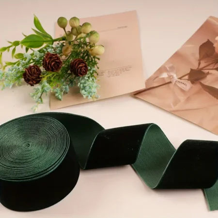 CINTA DE TERCIOPELO VERDE1