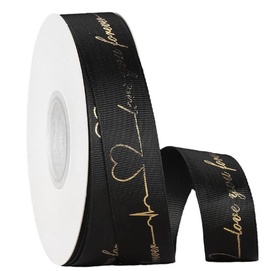 CINTA DECORATIVA LATIDO EN BORLON X 1 ROLLO