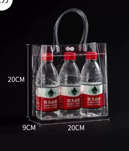 BOLSAS PVC #5 19.5X9X20 CMS. TRANSPARENTES PARA REGALOS