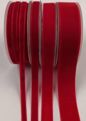 CINTA DE TERCIOPELO ROJO 1