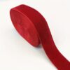 CINTA DE TERCIOPELO ROJO 25MM X 10 METROS