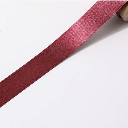 cinta satinada color vino