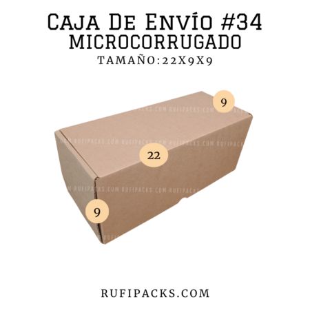 CAJA DE ENVIO #34 22X9X9 CMS.
