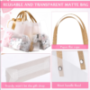 Bolsa de Regalo Pavonada 25x11x35 cm con Asa Kraft